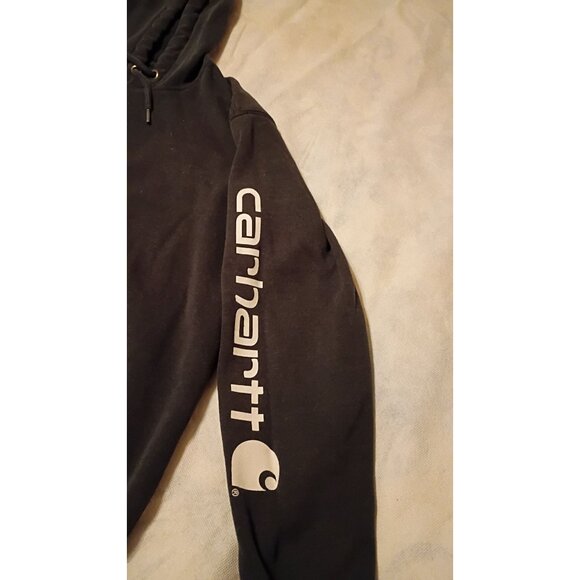 Carhartt Hoodie Sweatshirt Small K288 Black - Picture 3 of 7